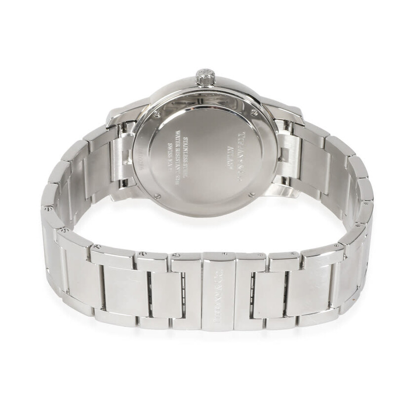 Tiffany & Co. Pre-owned Tiffany Atlas Quartz Blue Dial Men's Watch