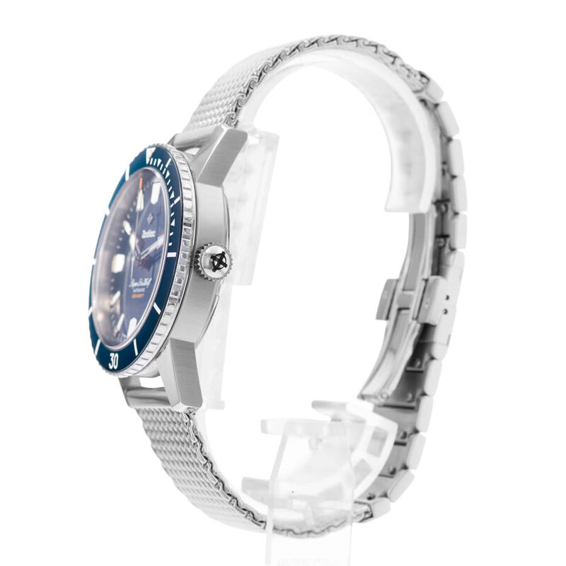 Zodiac Pre-owned Zodiac Super Sea Wolf Automatic Blue Dial Men's