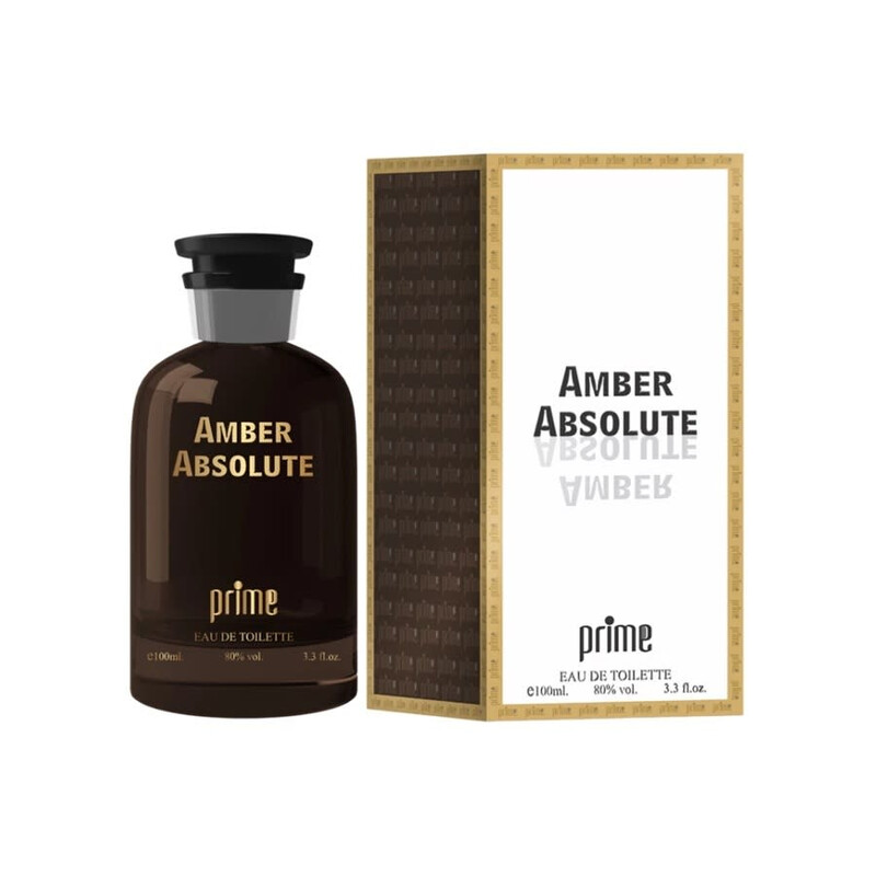 Prime Collection Men's Amber Absolute EDT Spray 3.3 oz Fragrances 3587925403545