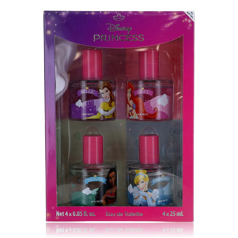 Disney Princess 4-Piece Set 4 x 0.85 oz Kids EDT Spray 663350096996 ...