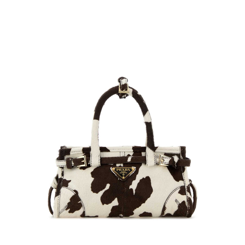 Prada Printed Calf Hair Mini Prada Bonnie Handbag 1BA4862HIMF0G3N