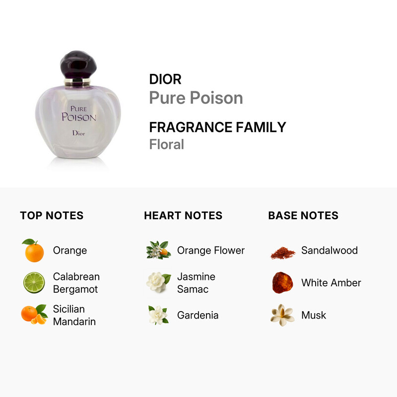 Dior Pure Poison by Christian Dior EDP Spray 3.4 oz (w