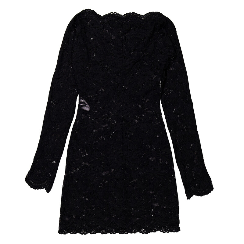 Rabanne Ladies Black Mini Lace Dress, Brand Size 34 (US Size 2) 24SJRO775PA0170-BLACK - Clothing - Jomashop Rabanne Ladies Black Mini Lace Dress, Brand Size 34 (US Size 2) 24SJRO775PA0170-BLACK - Clothing - Jomashop