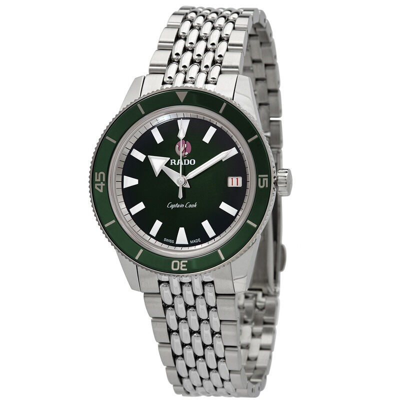 Rado Captain Cook Automatic Green Dial Unisex Watch R32500328