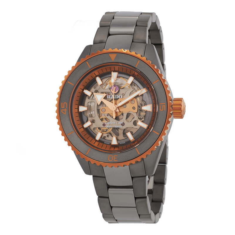 Rado Captain Cook High-Tech Ceramic Skeleton Automatic Grey Dial