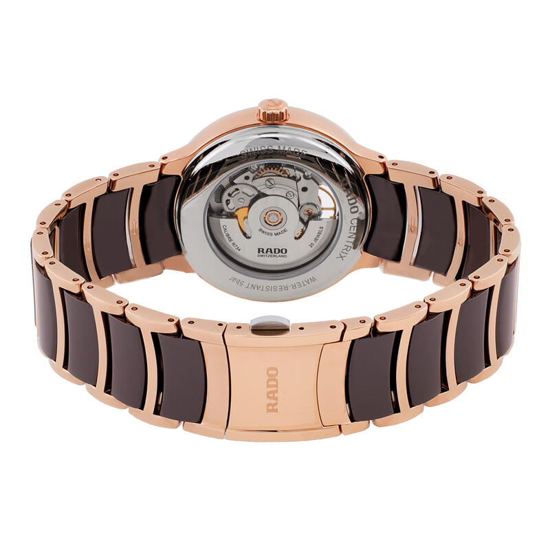 Rado Centrix Automatic Open Heart Brown Dial Unisex Watch