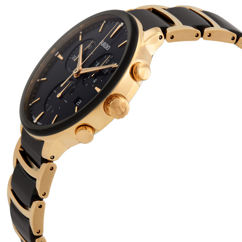 Rado Centrix Chronograph Quartz Black Dial Men's Watch R30211152