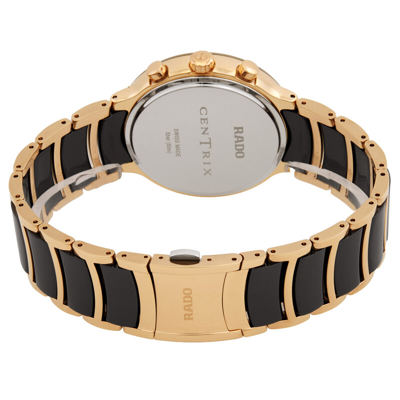 Rado Centrix Chronograph Quartz Black Dial Men's Watch R30211152