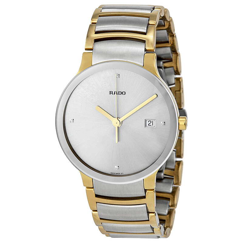 rsd09 Rado Centrix Jubile Silver Dial Two-tone Men's Watch R30931713