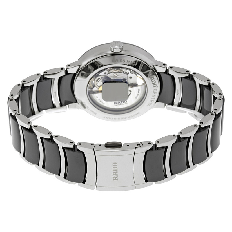 XHARATHORN ブラックメタル　BLACKL Rado Centrix Black Skeleton Dial Men's Watch R30178152