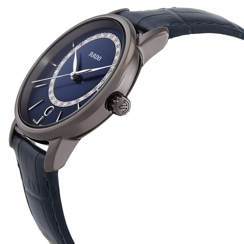 Rado Diamaster Quartz Blue Dial Ladies Watch R14064725