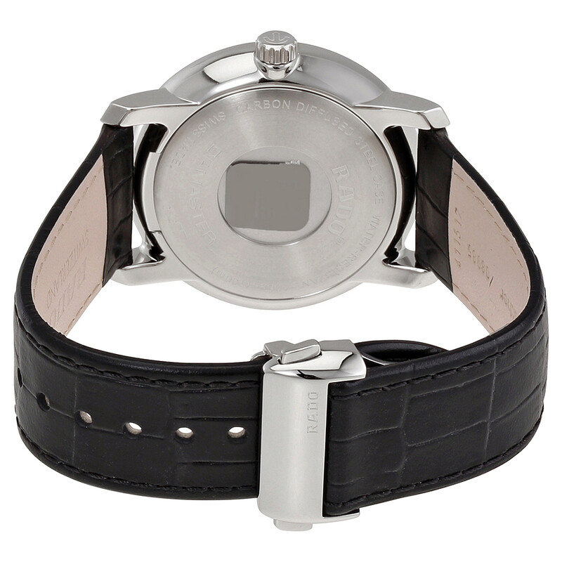Rado DiaMaster Quartz Black Dial Men's Watch R14078165 - Watches