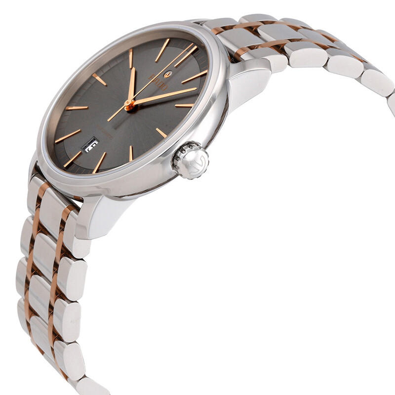 Rado DiaMaster XL l Automatic Grey Dial Two-tone Men's Watch
