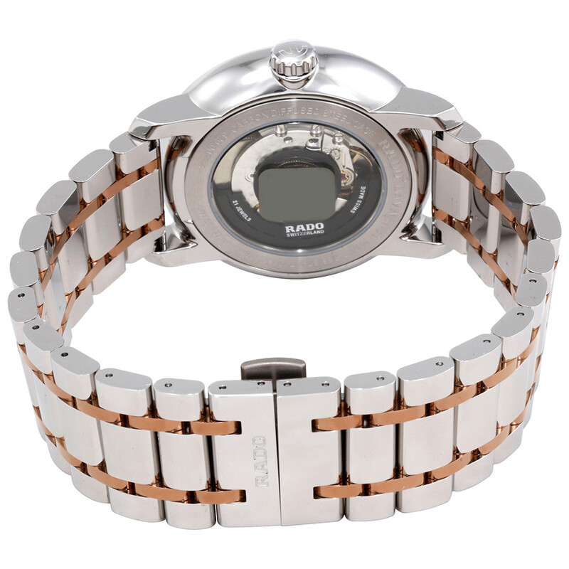 Rado DiaMaster XL l Automatic Grey Dial Two-tone Men's Watch