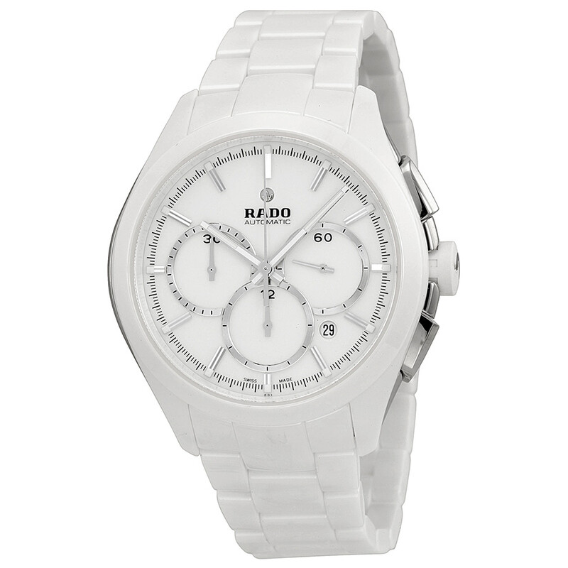 Raya様　ホワイト Rado Hyperchrome Automatic Chronograph White Dial White Ceramic