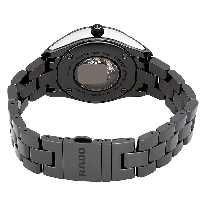 Rado R32276112 Rado HyperChrome Black Dial Ladies Watch R32260172 842047127018 ...