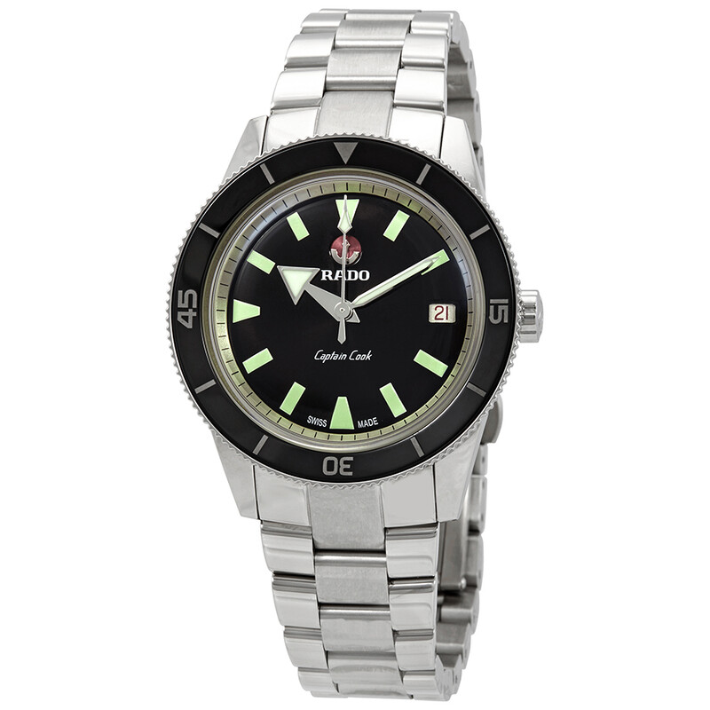 Rado HyperChrome Captain Cook Automatic Black Dial Men's Watch