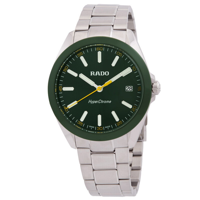 Rado HyperChrome Quartz Green Dial Men's Watch R32280313