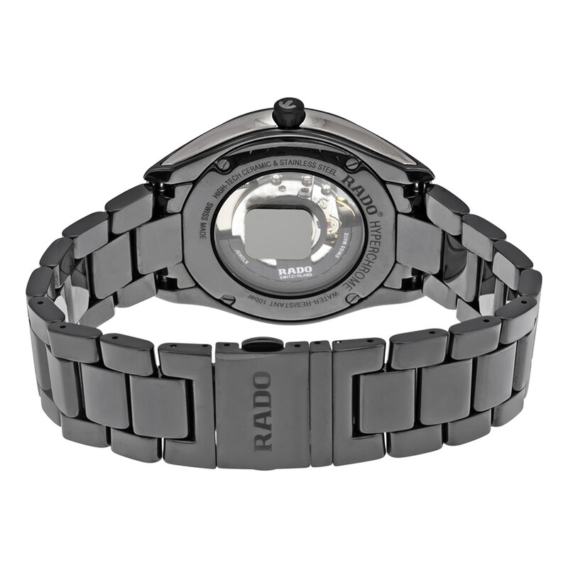 Rado R32276112 Rado Hyperchrome XL Automatic Black Dial Black High-tech Ceramic Men's ...