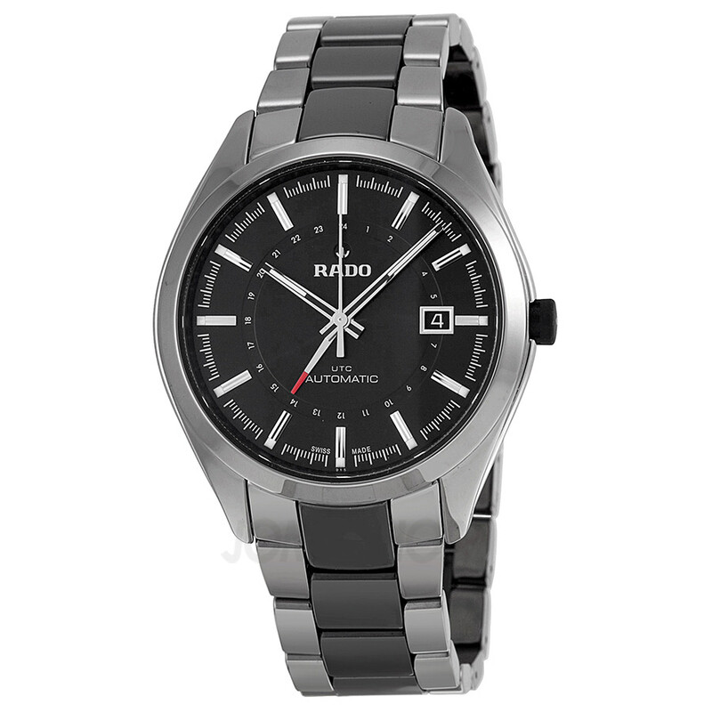 Rado R32276112 Rado HyperChrome XL Black Dial Black Ceramic and Stainless Steel ...