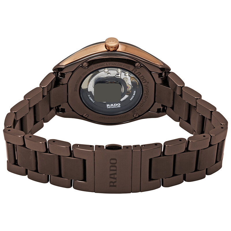 Rado R32276112 Rado HyperChrome XL Brown Dial Automatic Men's Ceramic Watch R32176302 ...