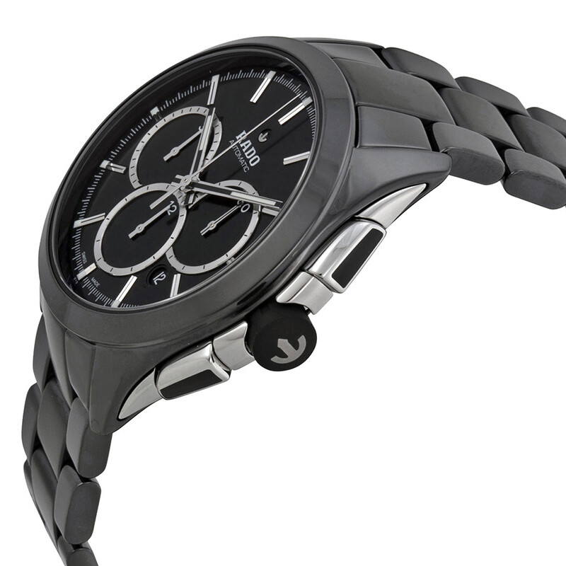 Rado R32276112 Rado Hyperchrome XXL Automatic Chronograph Black Ceramic Men's Watch ...
