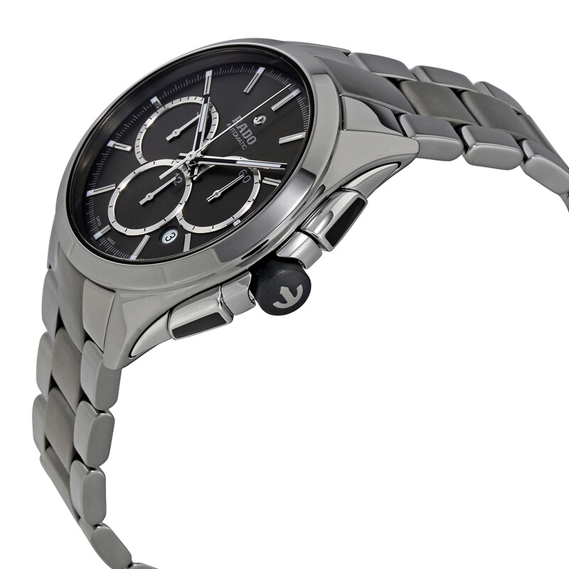 Rado R32276112 Rado HyperChrome XXL Grey Dial Automatic Men's Chronograph Watch ...