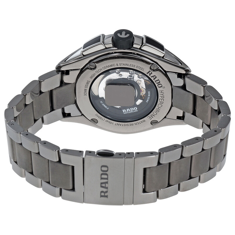 Rado R32276112 Rado HyperChrome XXL Grey Dial Automatic Men's Chronograph Watch ...