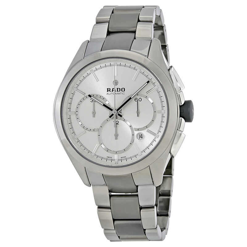 Rado R32276112 Rado Hyperchrome Chronograph Automatic Silver Dial Men's Watch ...