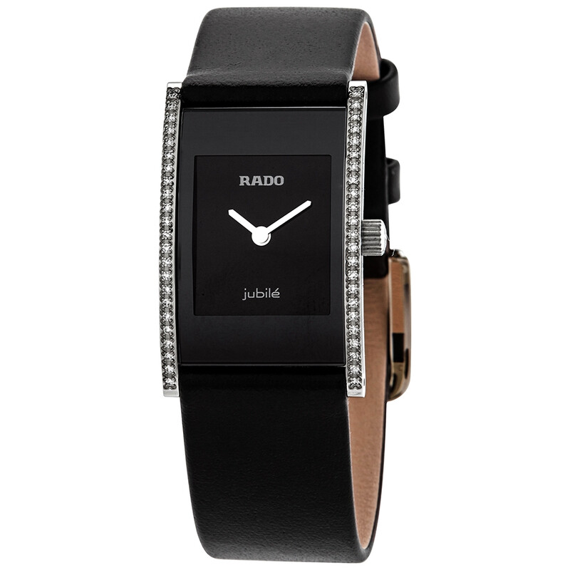 Rado Integral Jubile Quartz Black Dial Ladies Watch R20759155