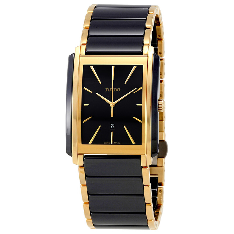Rado Integral L Black Dial Ceramic Men's Watch R20968152 7612819048895 ...
