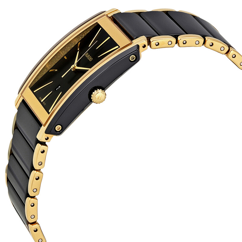 Rado Integral L Black Dial Ceramic Men's Watch R20968152 7612819048895 ...