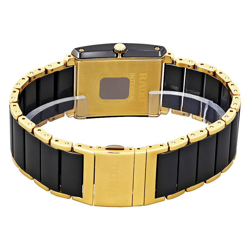 Rado Integral L Black Dial Ceramic Men's Watch R20968152 7612819048895 ...