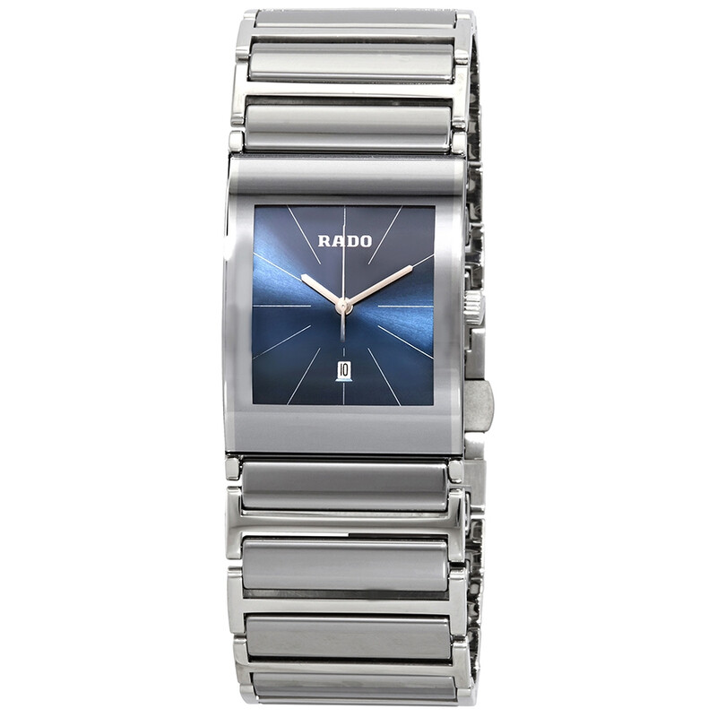 Rado Integral Quartz Blue Dial Men's Watch R20745202 7612819036151