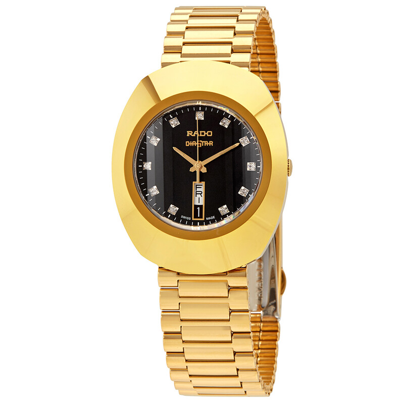 Rado Original Black Dial Men's Watch R12304313 7612819049731