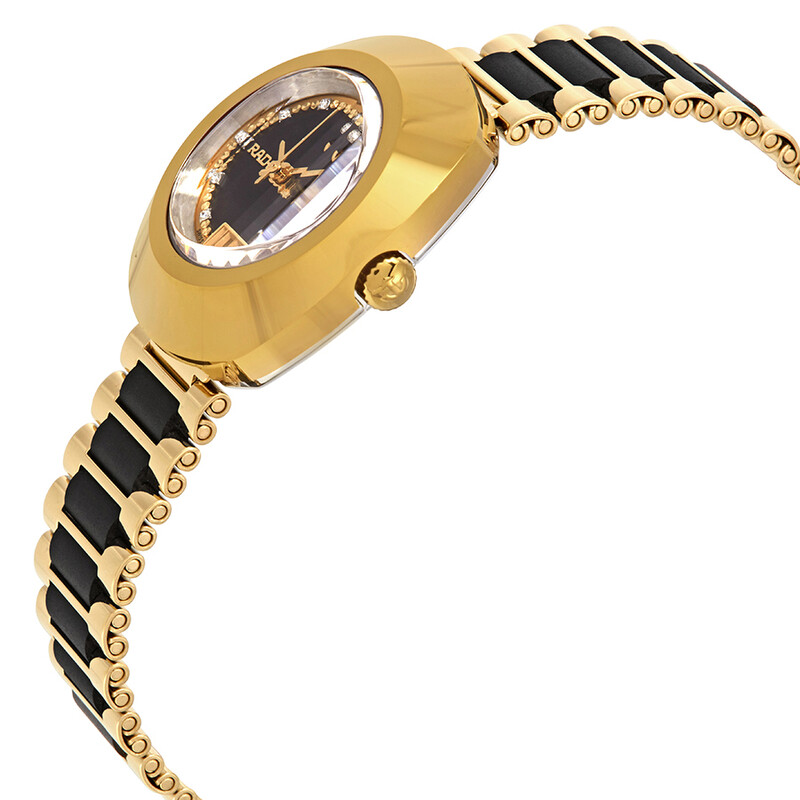 Rado Original Automatic Black Simili Stone Dial Ladies Watch