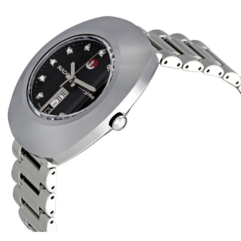 RADO　ラドー　ダイアスター・デイデイト　R12408614 Rado Original Diastar Black Dial Diamond Men's Watch R12408614