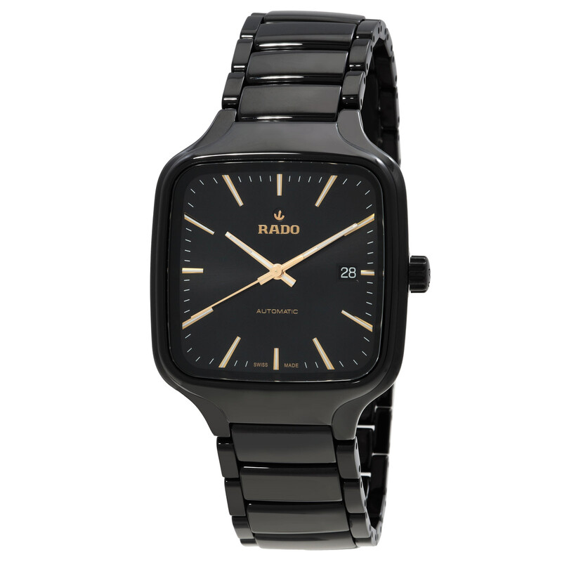 RADO スクエアフェイス 箱付き Rado True Square Automatic Black Dial Ladies Watch R27078162