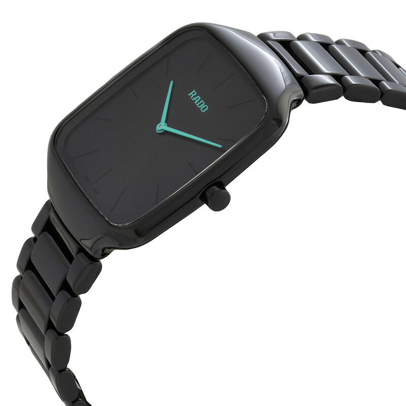 Rado True Square Thinline Quartz Black Dial Unisex Watch R27054152