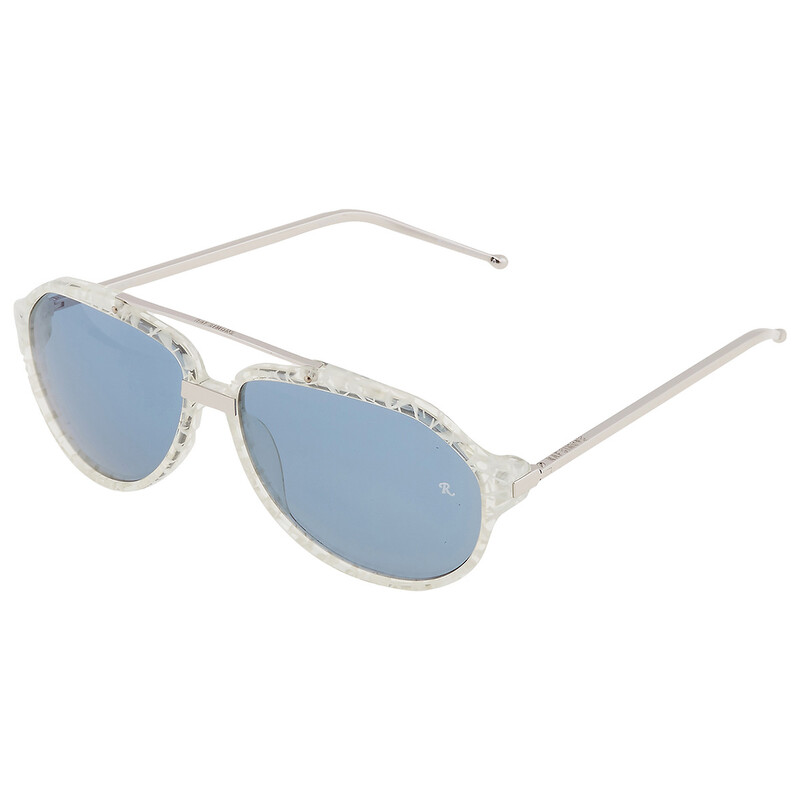 Raf Simons X Linda Farrow Grey Pilot Unisex Sunglasses RAF14C9SUN