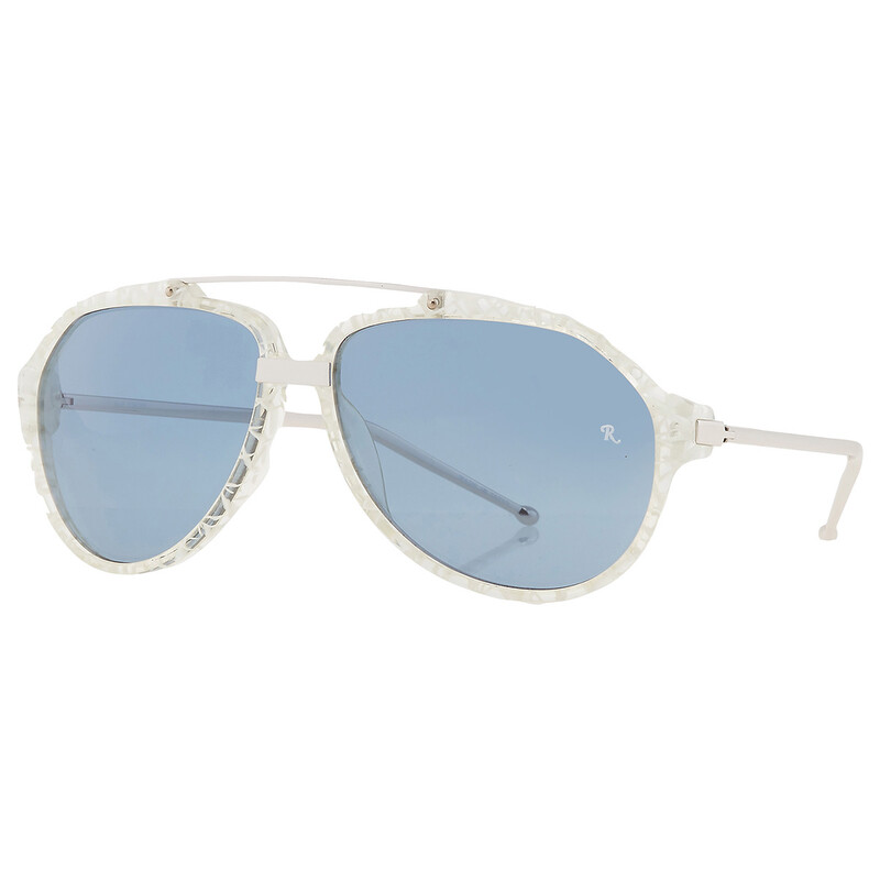 Raf Simons X Linda Farrow Grey Pilot Unisex Sunglasses RAF14C9SUN
