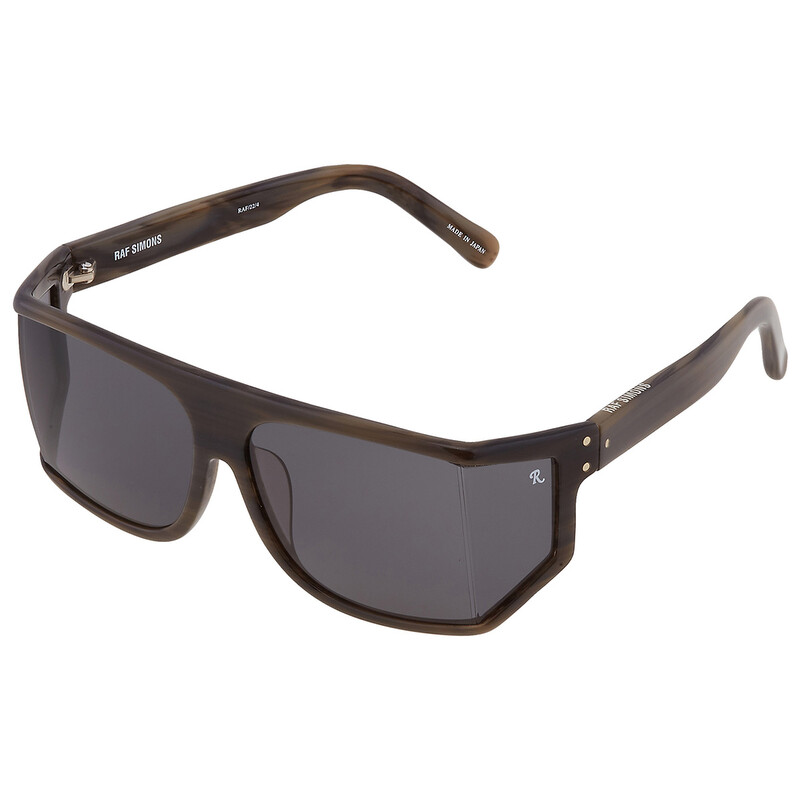 Raf Simons X Linda Farrow Silver Wrap Unisex Sunglasses RAF22C4