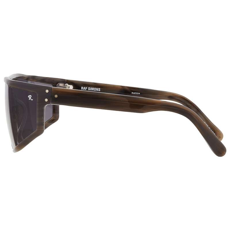 Raf Simons X Linda Farrow Silver Wrap Unisex Sunglasses RAF22C4