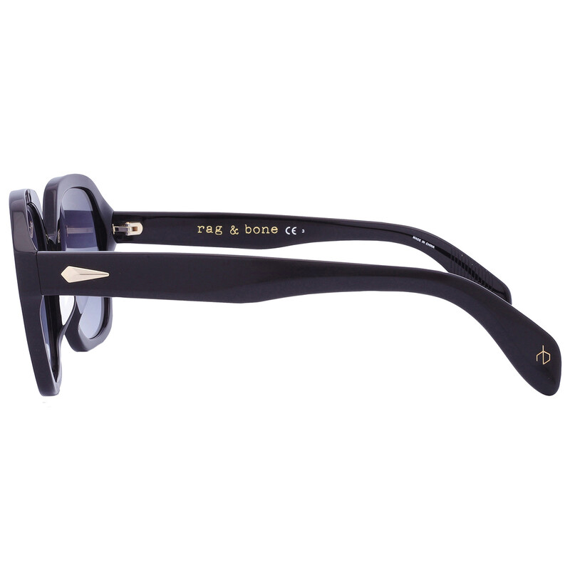 Rag And Bone Grey Gradient Square Ladies Sunglasses RNB1063/S 0807
