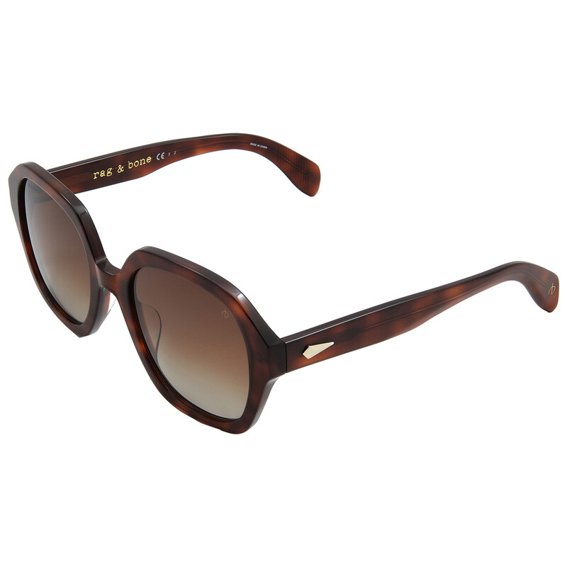 rag & bone Brown Gradient Square Sunglasses Rag And Bone Rag & Bone Brown Gradient Square Ladies  main image 3