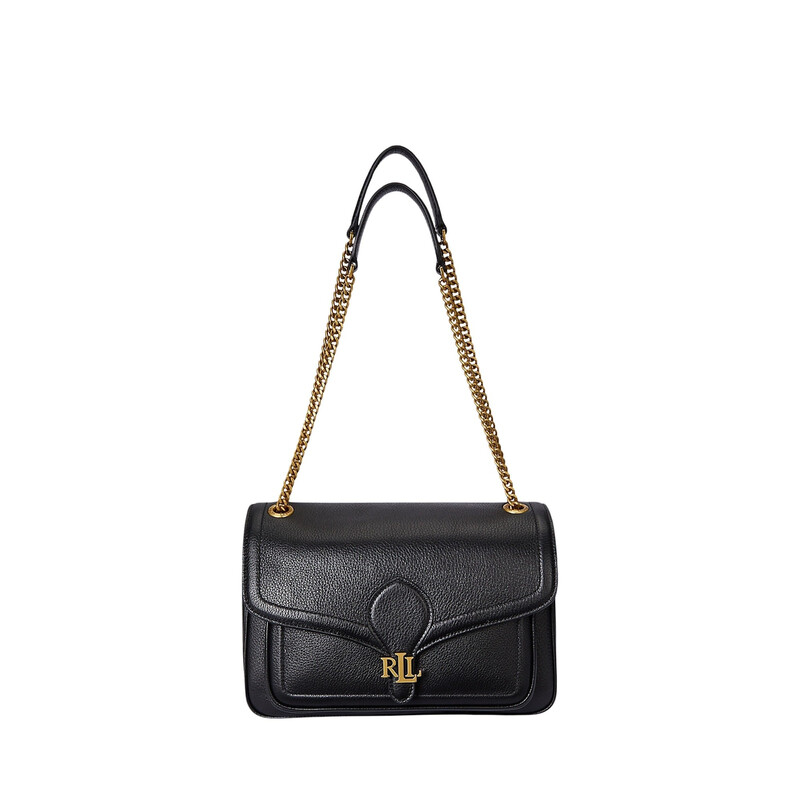 Ralph Lauren Bradley Md Shoulder Bag Medium 431974551001 BLACK ...