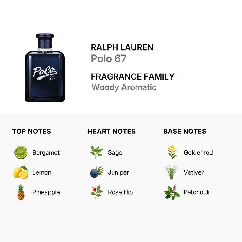 Ralph Lauren Men's Polo 67 EDT 2.5 oz Fragrances 3605972910264