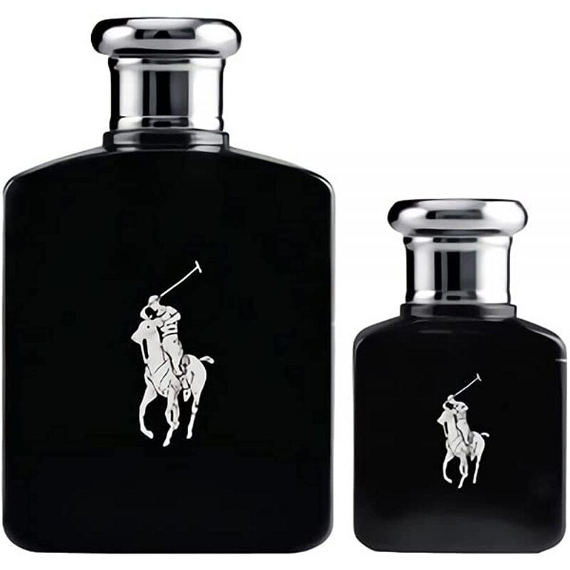Ralph Lauren Men's Polo Black 2pcs EDT Gift Set Fragrances
