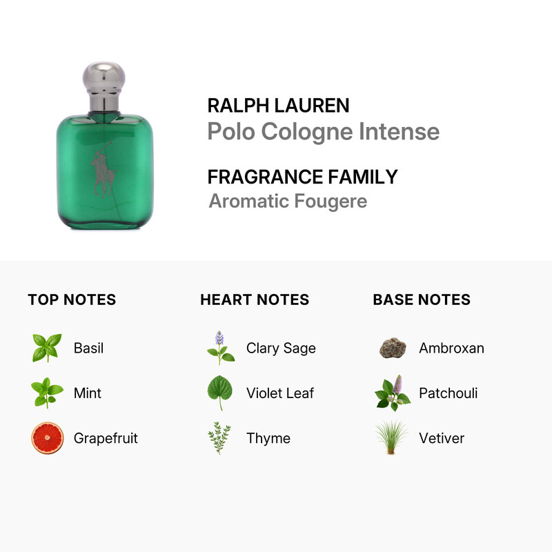 Ralph Lauren Men's Polo Cologne Intense EDP Spray 4.0 oz (Tester
