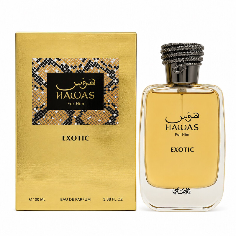 Rasasi Men's Hawas Exotic EDP Spray 3.4 oz Fragrances 614514575321